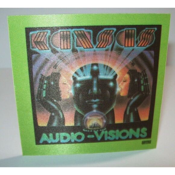 Kansas Backstage Pass Audio Visions Concert Tour Original 1980 Gift For Rock Fan - Picture 2 of 2